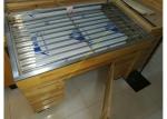 Powder Coated Wooden Shop Shelving For Supermarket Vegetable / Fruit Display