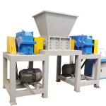 Video Outgoing-Inspection Provided Double Shaft Shredder Machine for Scrap Metal