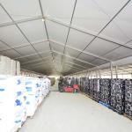 White Waterproof Industrial Aluminum Frame Tent For Storage Warehouse