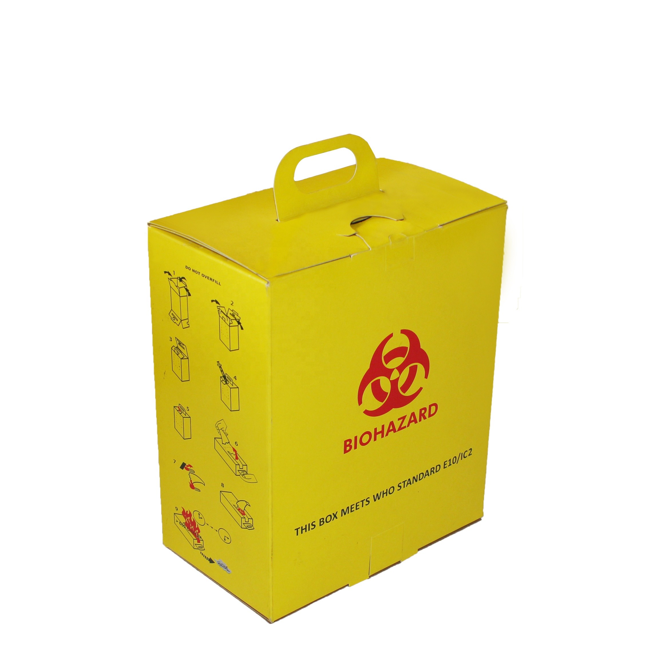 Personalized Medical Sharps Box ECO - Friendly Disposal Paper Material