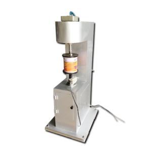 China Manual Semi Auto Packing Machine , Can Flanger Machine 15CPM Tinplate Material factory