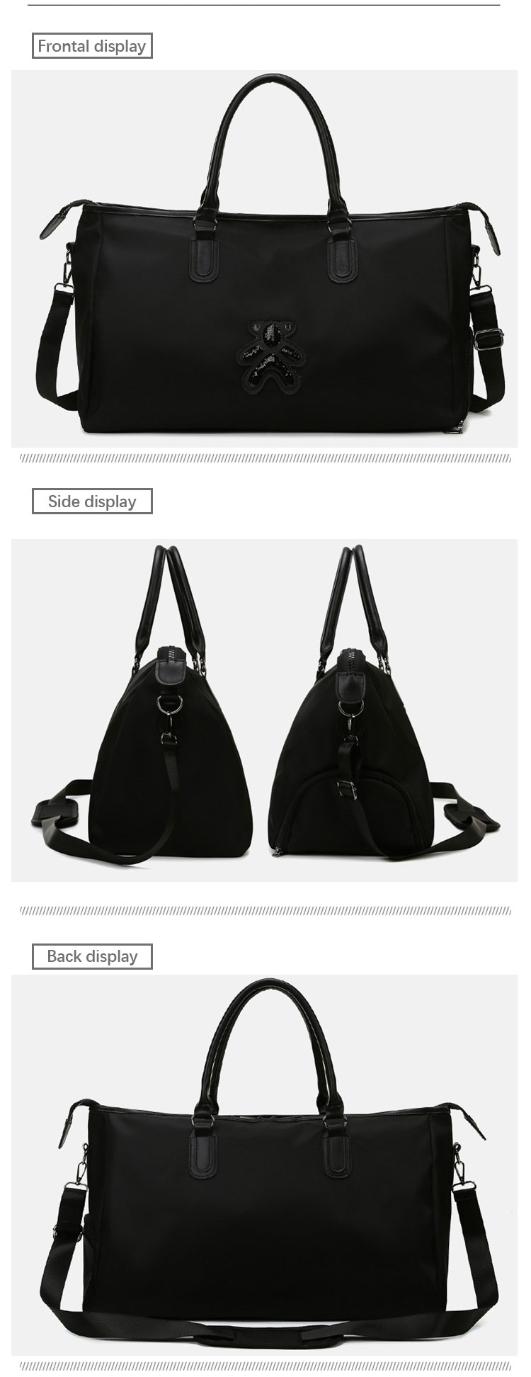 OEM Fashion Business Trip Bag Unisex Cartoon Duffel Bag Wholesale