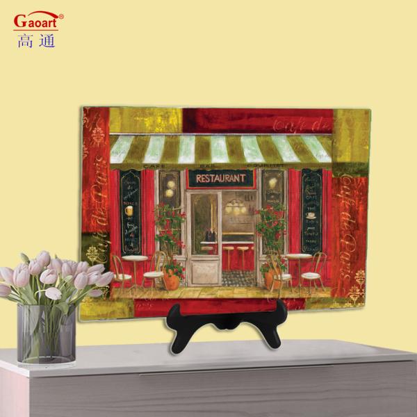 Rectangle Wedding Glass Placemats for Tempered Glass Dining Table Kitchen