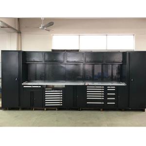 Movable Large New Black Garage Workbench / for Workshop Steel Combination Tool