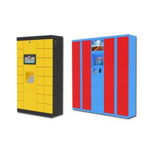 Airport Bus Station Smart Luggage Lockers , Modern Design Multi Box Lockers