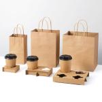 Kraft Paper Cup Holder Disposable Packing Insulation Corrugated Kraft Paper Cup