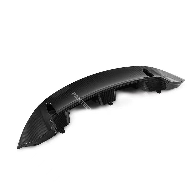 For Porsche 992 Turbo Carbon Fiber Spoiler 992 Turbo Upgrade Paktechz Style Carbon Fiber Tail Cover Spoiler