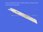 14T:Recip Saw Blade M2 Bimetal 6" 150mm 14TPI for Cutting Steel Tube, Metal