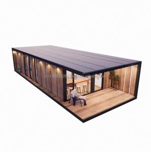 China Galvanized Steel Bending 180g Prefabricated Wooden House for Modern Family Living Comfort and Style factory