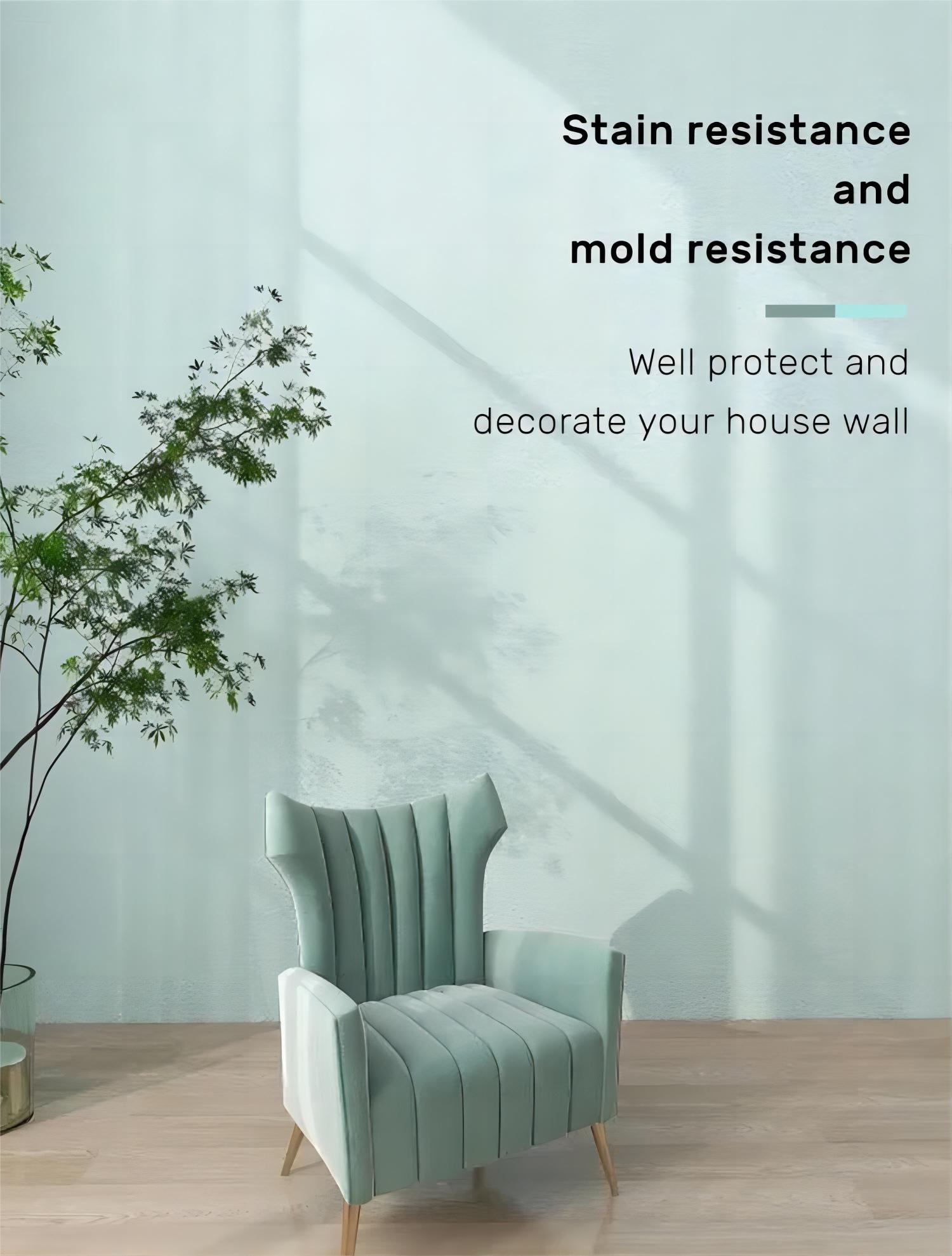 Acrylic Resin Sand Texture Elegance Spar Stone Wall Paint for Interior Coating Design