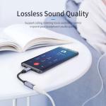 Headphone Aux Female Audio Adapter Type C To 3.5mm Jack 12cm