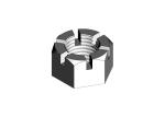 Lawn Mower Part Carbon Steel Oxide Slotted Hex Head Nut G445684 Fits Jacobsen