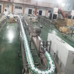 Food Canned Bottles Conveying Slat Top Chain Conveyor For Industry Packaging