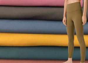 China Soft Brushed Microfiber Yoga Polyester Spandex Fabric Tear Resistant factory