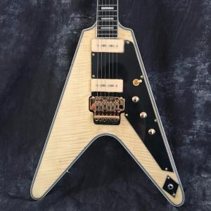 China China Flying V Guitar. electric guitar. Good sound quality flying v electric guitar natural color factory