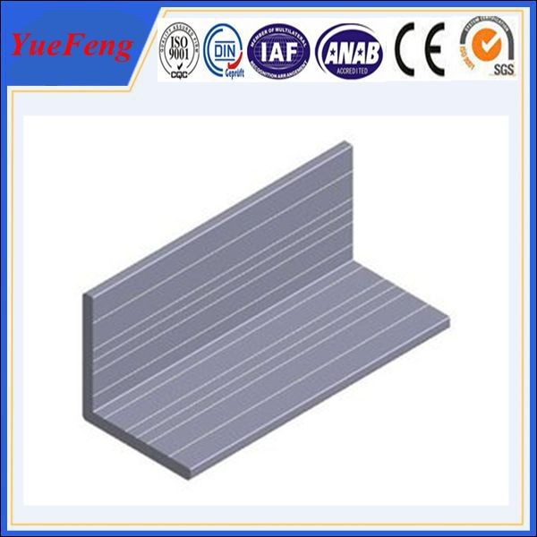 China High quality Aluminum angle with ISO9001:2008 certificate factory