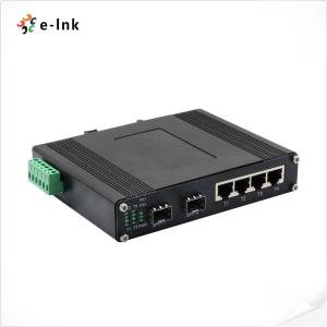 China Industrial 4-port 10/100/1000T 802.3bt PoE + 2-port 100/1000X Ethernet Switch factory