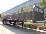 3 Axle 13000X2500X2100MM Sidewall Flatbed Trailer Truck Semi Trailer For