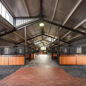 China Agricultural-Grade Goat Farming House Prefabricated Horse Barn Galvanized Steel Structure Prefabricated Steel Building factory