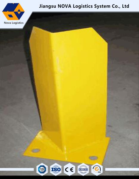 Yellow Rack Spare Parts Customized Metal Steel Post Protectors For Cantilever