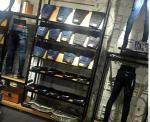 5 Layers Wood Retail Clothing Display Racks For Trousers OEM / ODM Available
