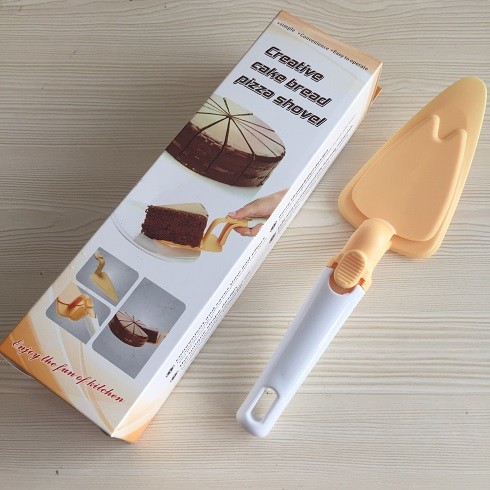 Smooth Surface Plastic Cake Server , No Messy Pizza Shovel Spatula For Pie Slice