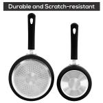Wholesale Top Seller Black Kitchen Cookware Milk Pot Aluminum Non Stick Sauce