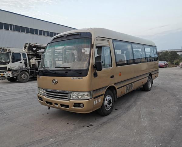 23 Seats 2014 Year Used Higer Coaster Mini Bus KLQ6702E4 With Engine Left Hand