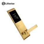 Key Card Hotel Electronic Door Locks Zinc Alloy For Apartment Residential