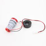 110V 220V 22mm Mini LED Indicator Digital AC Ammeter Red Color