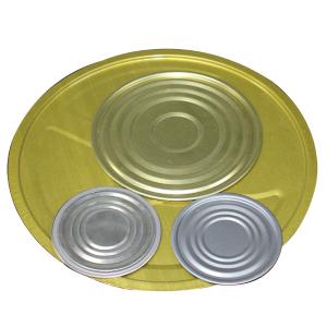 China 83mm Tinplate Steel Lid Cover For Top Ring Bottom Can Components factory