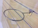 Chrome plated wire hat/ball display rack hook-h00004