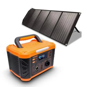 China 1000w Portable Generator Power Station 12KG With Solar Panel factory
