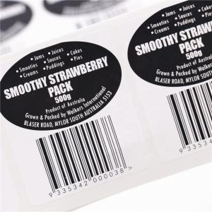 Flexible Circle Round Adhesive Stickers Custom Logo Sticker Labels SAS