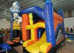 Inflatable Robot Kids Jump House , Amusement Park Games Blow Up Jumping Castle