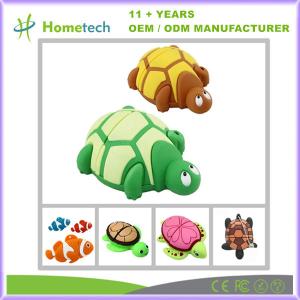 China Tortoise Shape Customized USB Flash Disk Rubber Cartoon Pendrive Cute USB Flash Drive factory