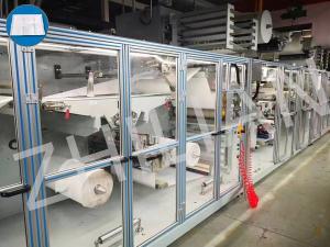 China Nursing Pad Under Pad Machine 500mm 1800mm Length factory