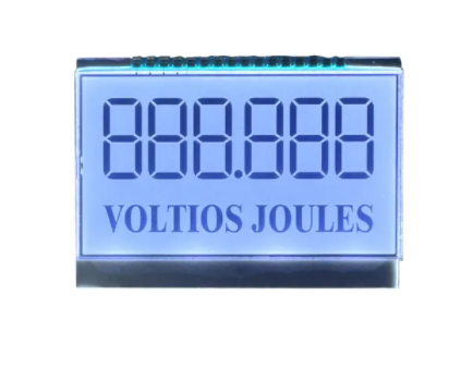 China 6 Digits Custom 7 Segment LCD Display 5.0V HTN Transmissive 16PIN on sale
