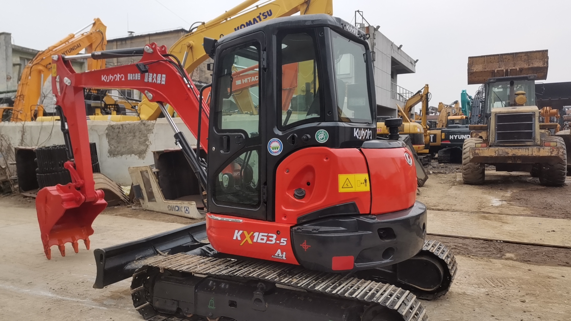 Used Kubota KX163-5 KX 163 Mini Excavator 16ton Made in Japan for in Shanghai in 2023