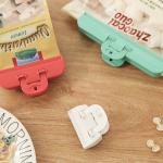 Different Size Colorful Plastic Closing Clips Food Coffee Tea Bag Sealing Clip