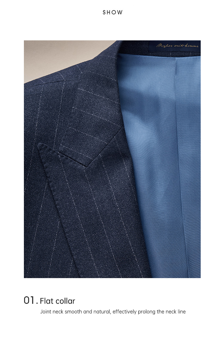 Men's Wedding Formal Wear Standard Size Suit Jacket in 3-Piece Luxury Business Office