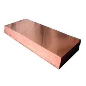 China Copper Plate Sheet Customized Size 1m 2m 3m 6m ASTM C10200 C11000 hot sales Brass Copper factory