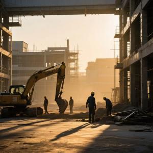 China Galvanized Steel Frame Warehouse 30m x 50m Fireproof Construction factory