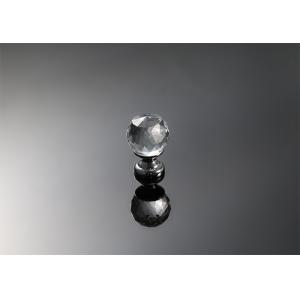 Glass Diamond Furniture Handles And Knobs , Antique Furniture Hardware Cabinet