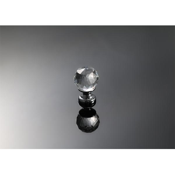 Glass Diamond Furniture Handles And Knobs , Antique Furniture Hardware Cabinet