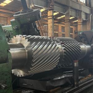 China Steel Double Helical Gears ISO 8-9 for High-Power Transmission on sale