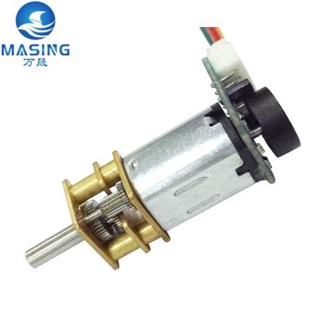 Dc Gear Motor With Encoder 12ppr 24ppr N20 Electric Robot Brushed Motor Mini 12mm dc gear motor