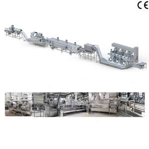 China 1000kg/h-2000kg/h Sesame and Peanut Coating Frying Machine Fried Corn Nuts Production Line Suitable for Food Processing Plants factory