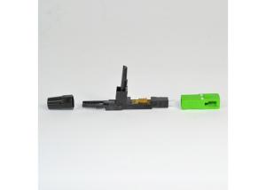 China Green Color Field Installable Connector For FTTH Fiber Terminal End factory