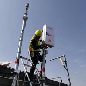 5g Antenna Mast Telecom Rooftop Monopole Tower